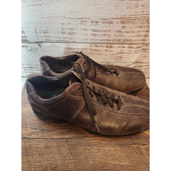 Men's Cole Haan Men's leather vibram sole oxfords dress shoes 10.5 - Picture 3 of 7